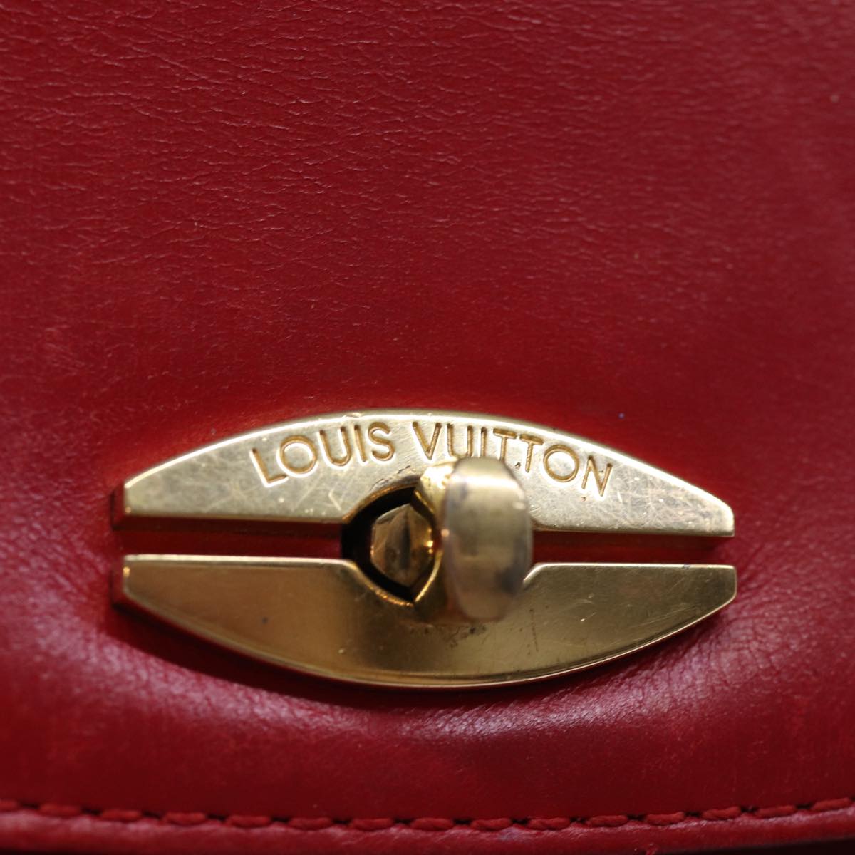 LOUIS VUITTON Epi Opera line Spartan Shoulder Bag Red M63947 LV Auth bs14003