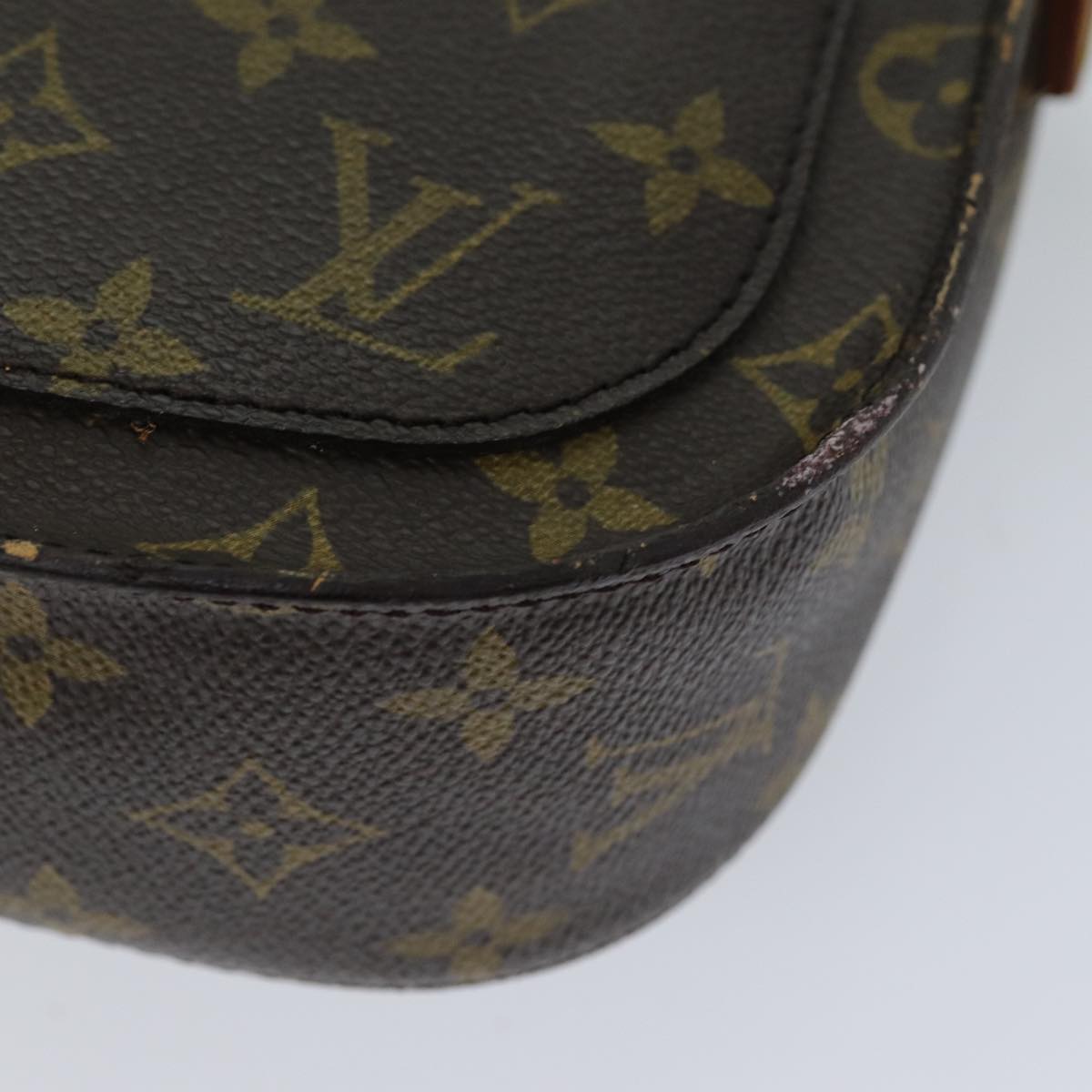 LOUIS VUITTON Monogram Saint Cloud GM Shoulder Bag M51242 LV Auth bs14005