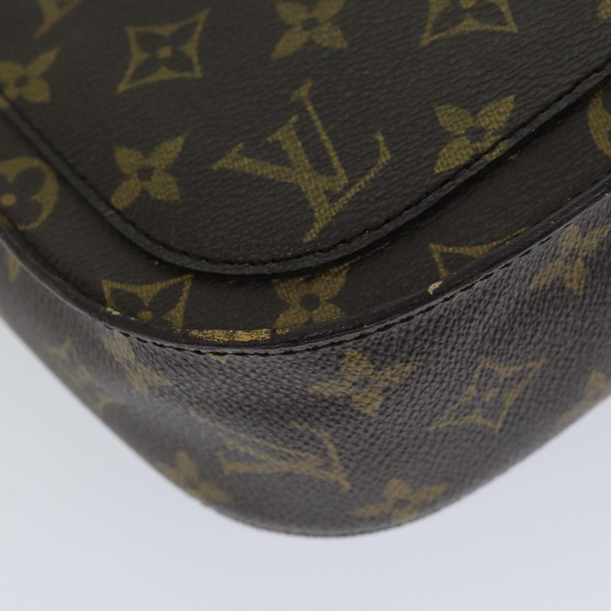 LOUIS VUITTON Monogram Saint Cloud GM Shoulder Bag M51242 LV Auth bs14005