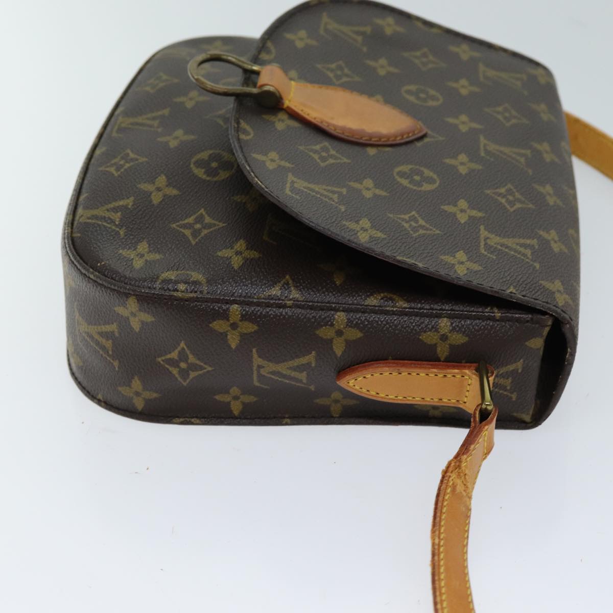 LOUIS VUITTON Monogram Saint Cloud GM Shoulder Bag M51242 LV Auth bs14005