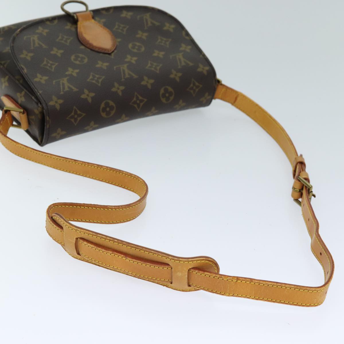 LOUIS VUITTON Monogram Saint Cloud GM Shoulder Bag M51242 LV Auth bs14005