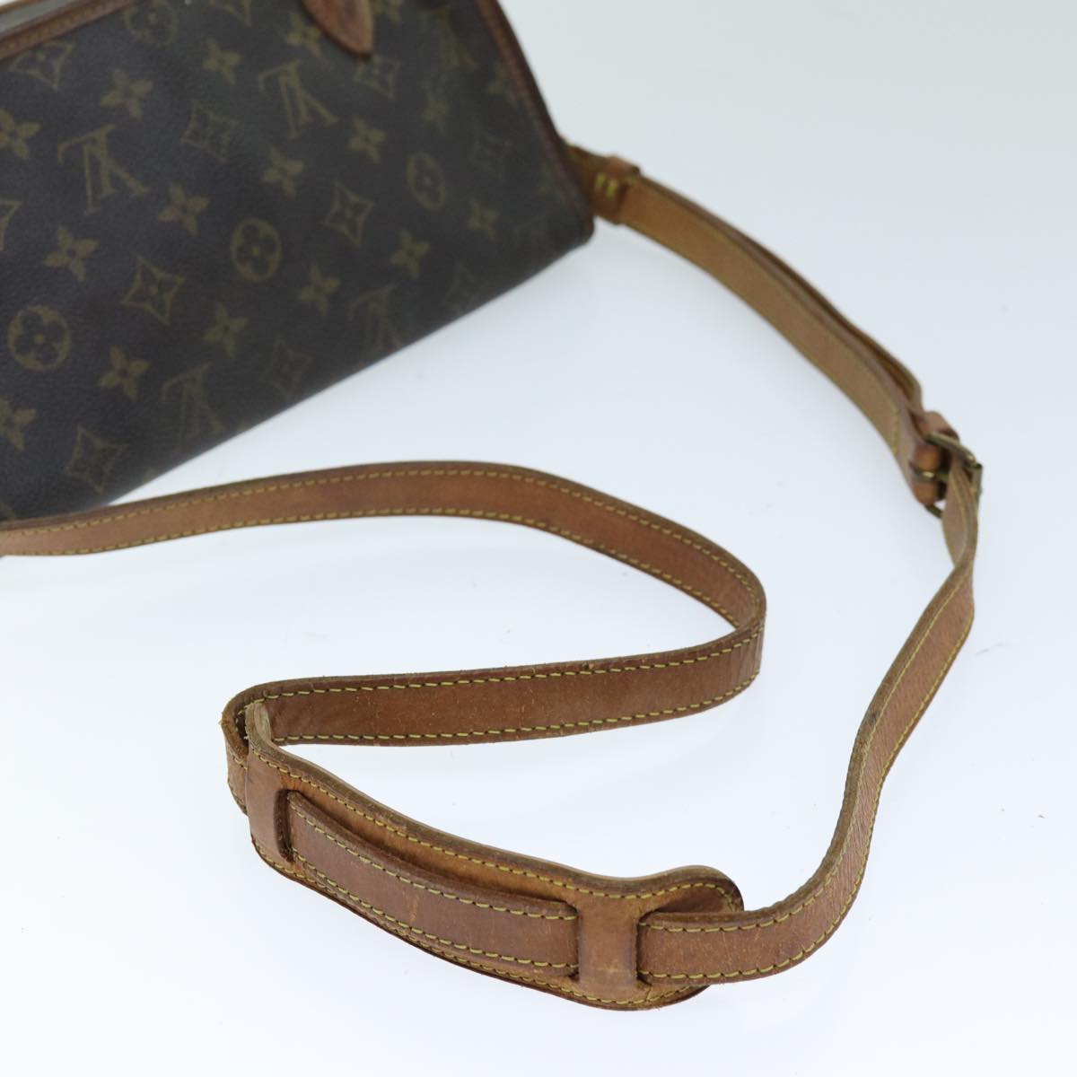 LOUIS VUITTON Monogram Gibeciere MM Shoulder Bag M42247 LV Auth bs14038