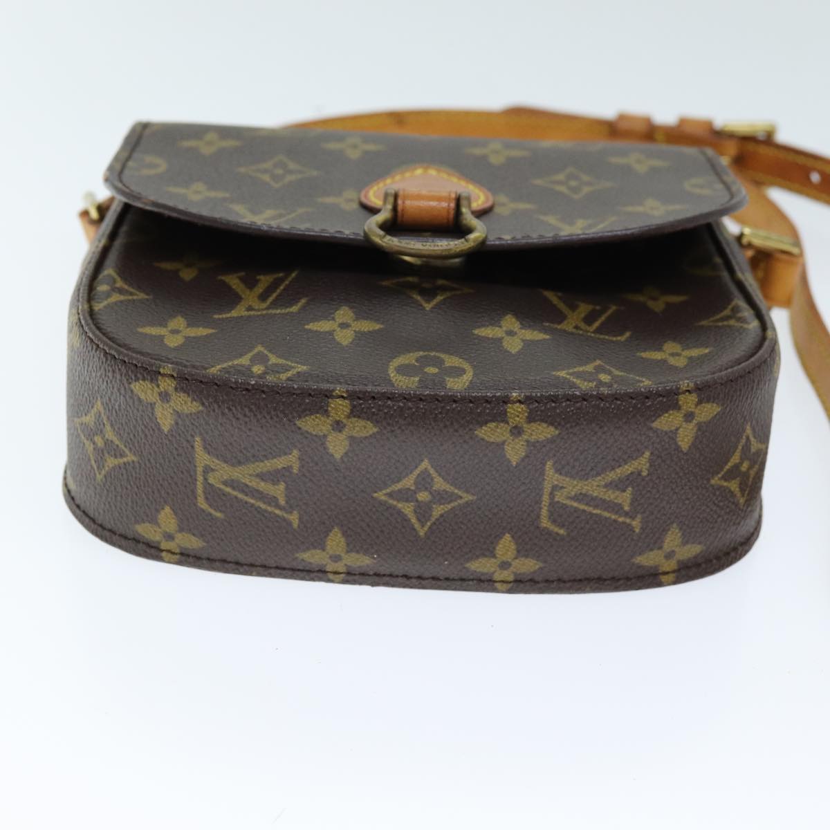 LOUIS VUITTON Monogram Saint Cloud PM Shoulder Bag M51244 LV Auth bs14040