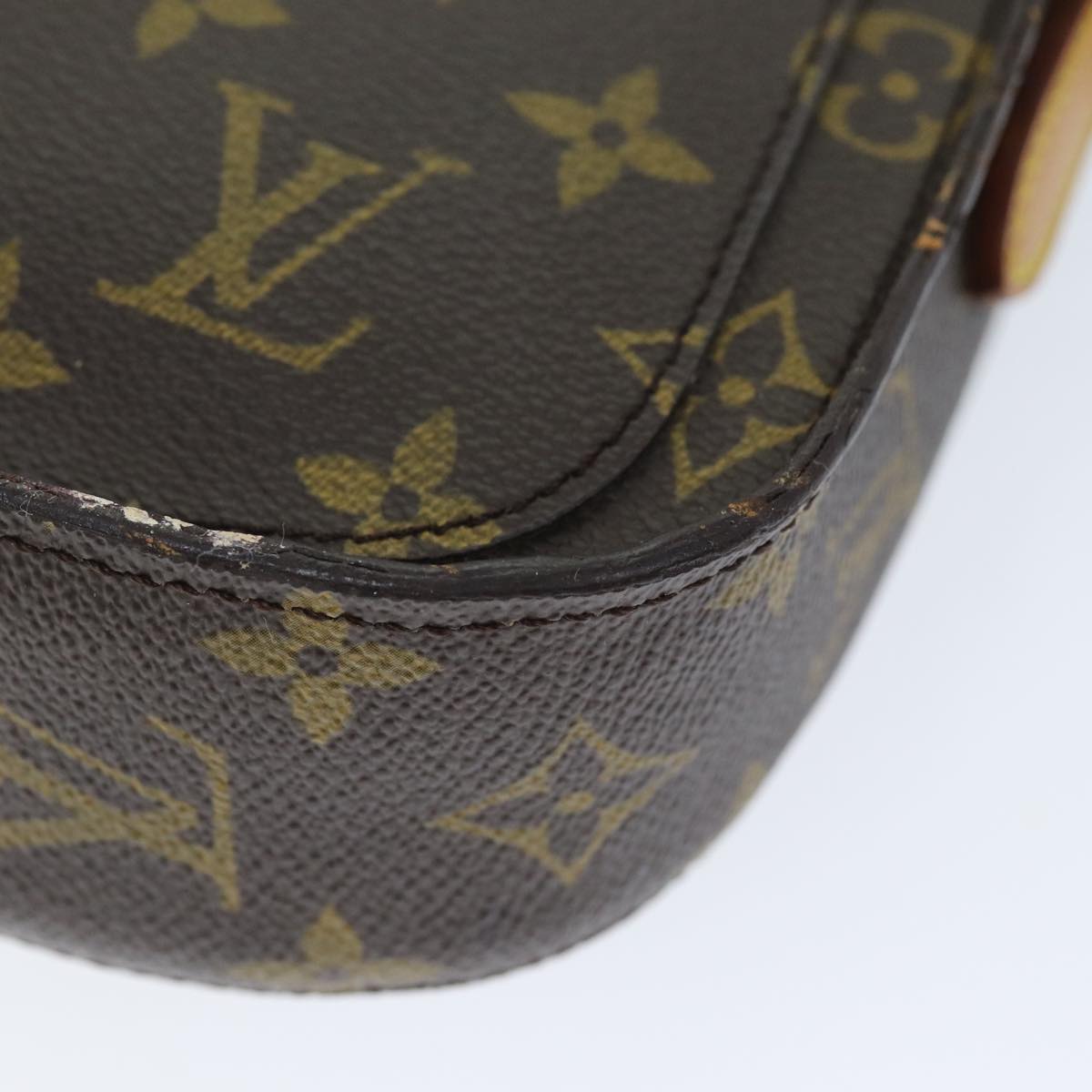 LOUIS VUITTON Monogram Saint Cloud PM Shoulder Bag M51244 LV Auth bs14040