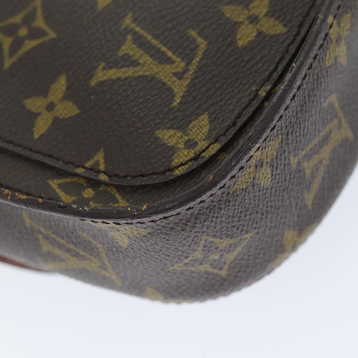 LOUIS VUITTON Monogram Saint Cloud PM Shoulder Bag M51244 LV Auth bs14040