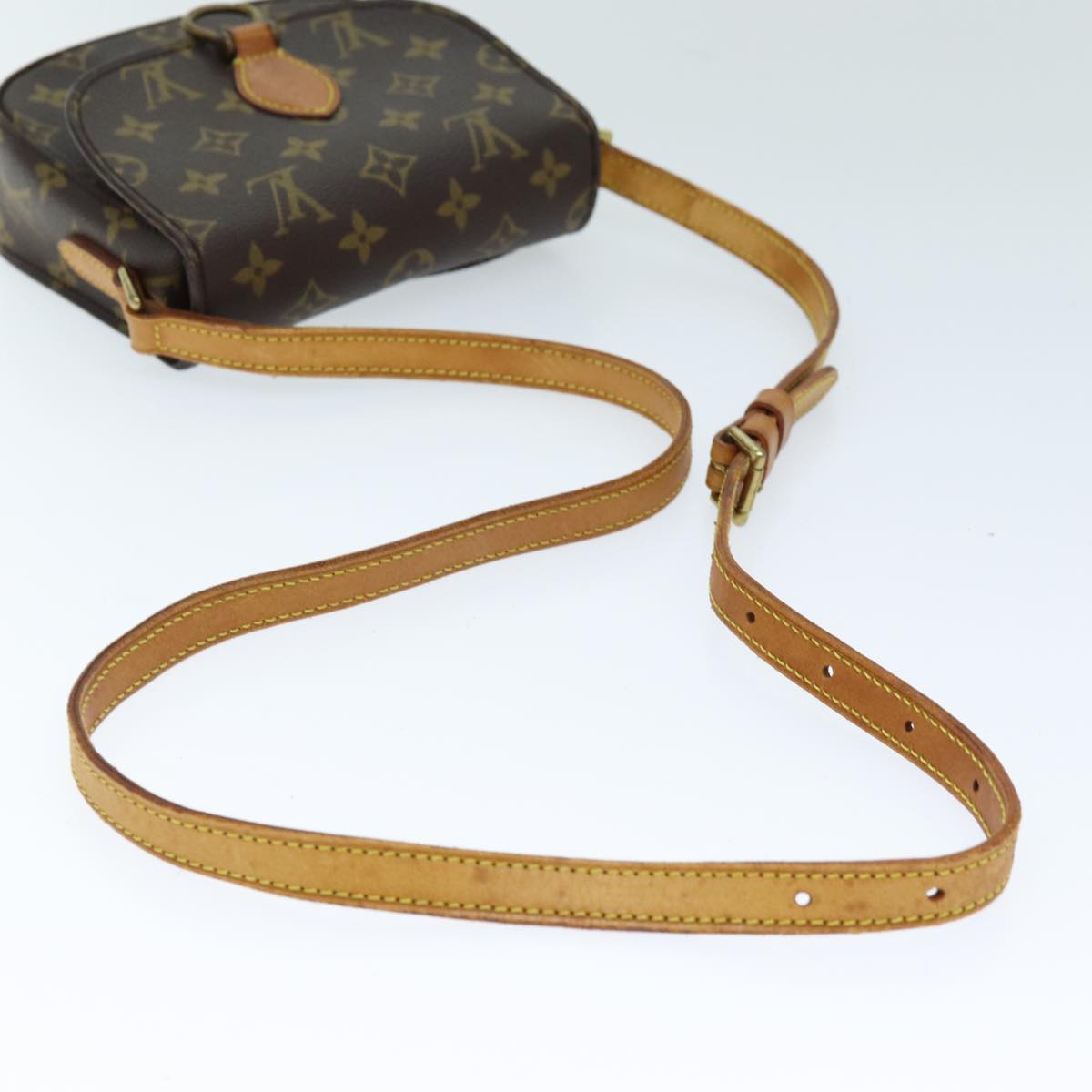 LOUIS VUITTON Monogram Saint Cloud PM Shoulder Bag M51244 LV Auth bs14040