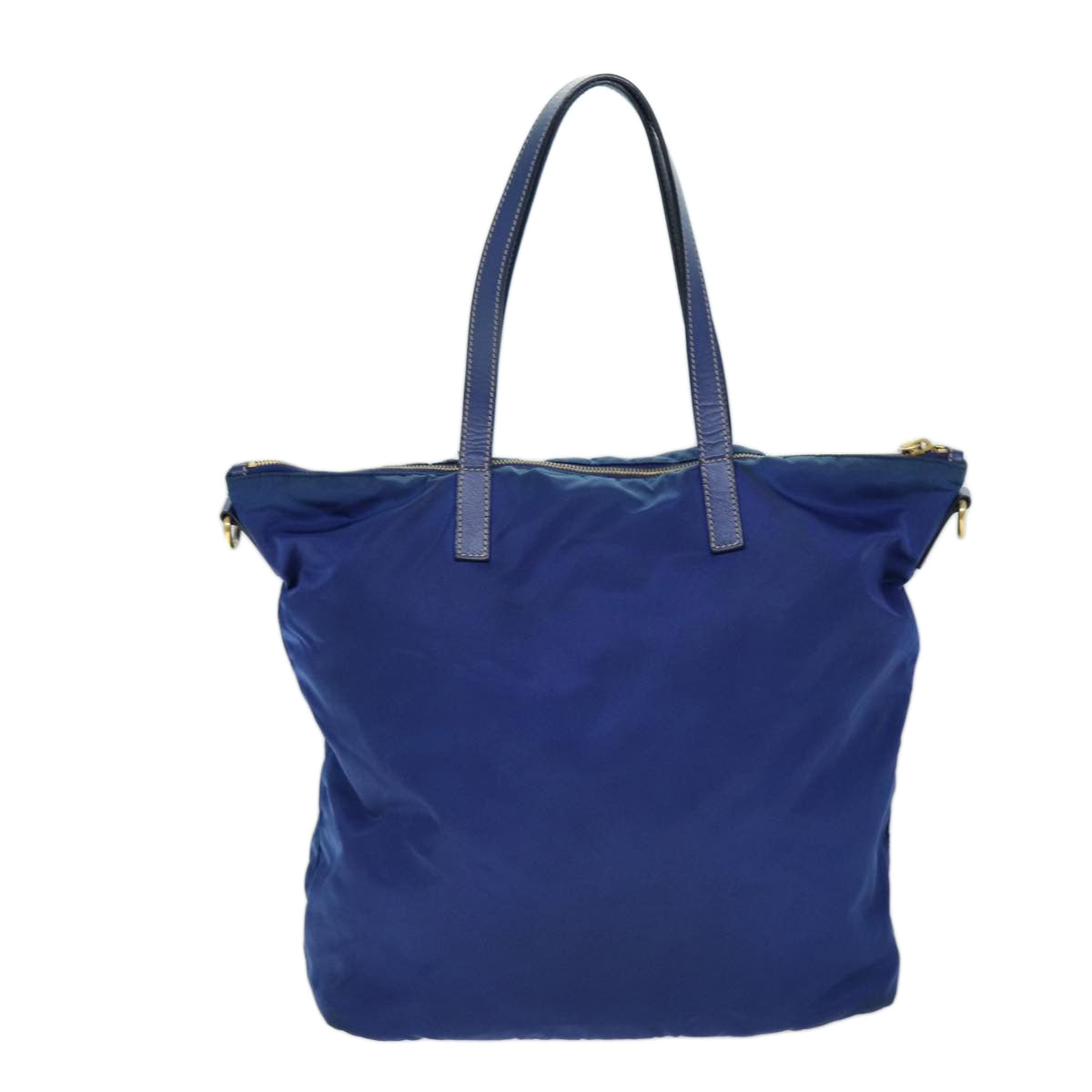 PRADA Tote Bag Nylon 2way Blue Auth bs14047 - 0