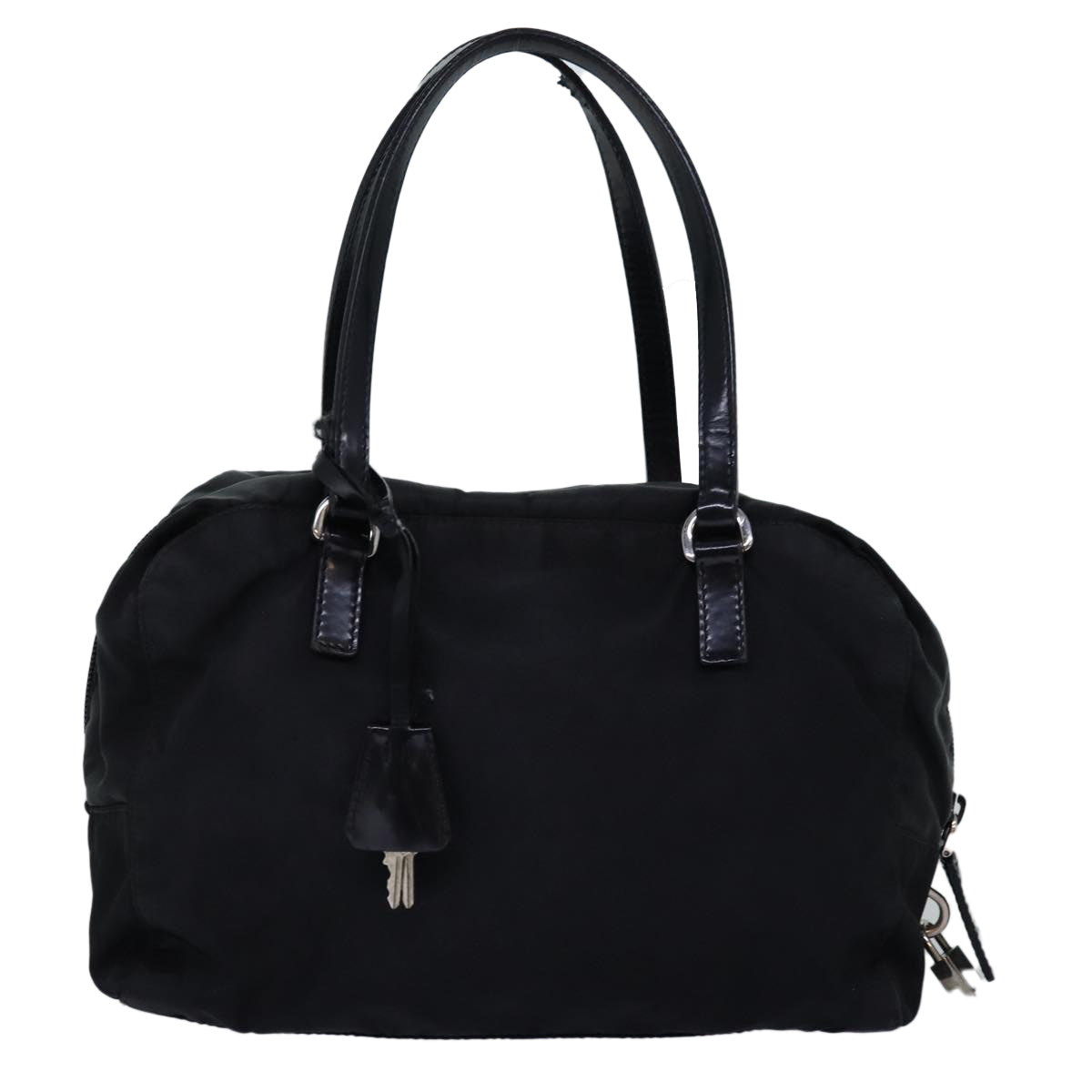 PRADA Hand Bag Nylon Black Auth bs14085 - 0