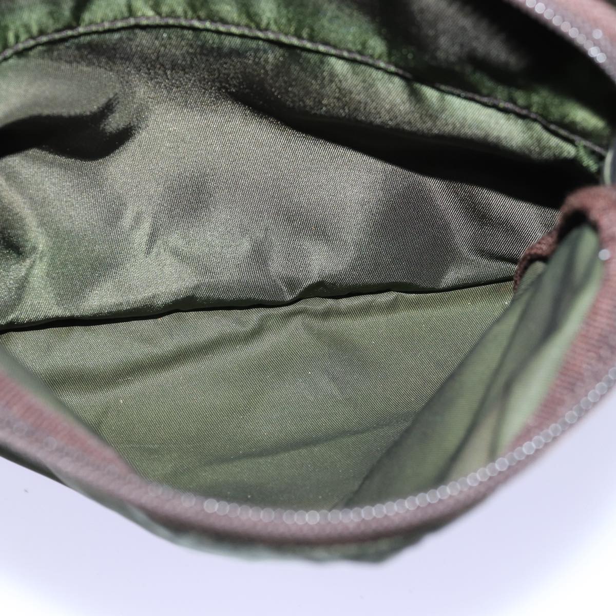 PRADA Backpack Nylon Green Auth bs14087