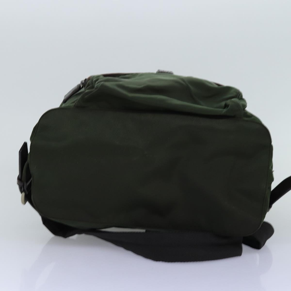 PRADA Backpack Nylon Green Auth bs14087