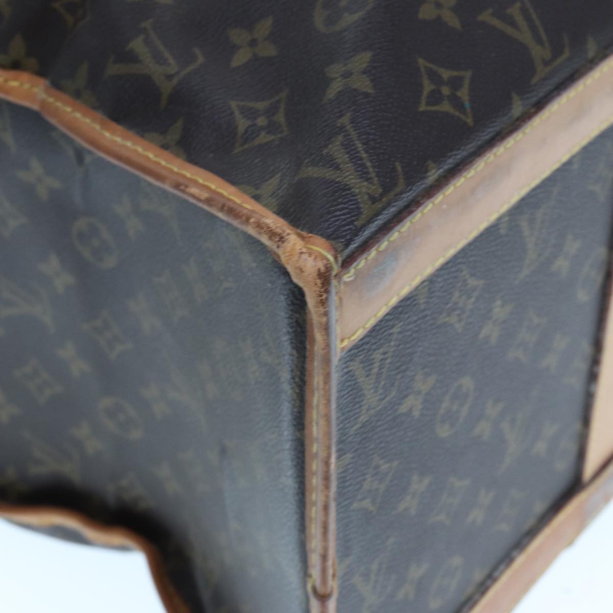 LOUIS VUITTON Monogram Sackshan 55 Pet Carry M42021 LV Auth bs14140