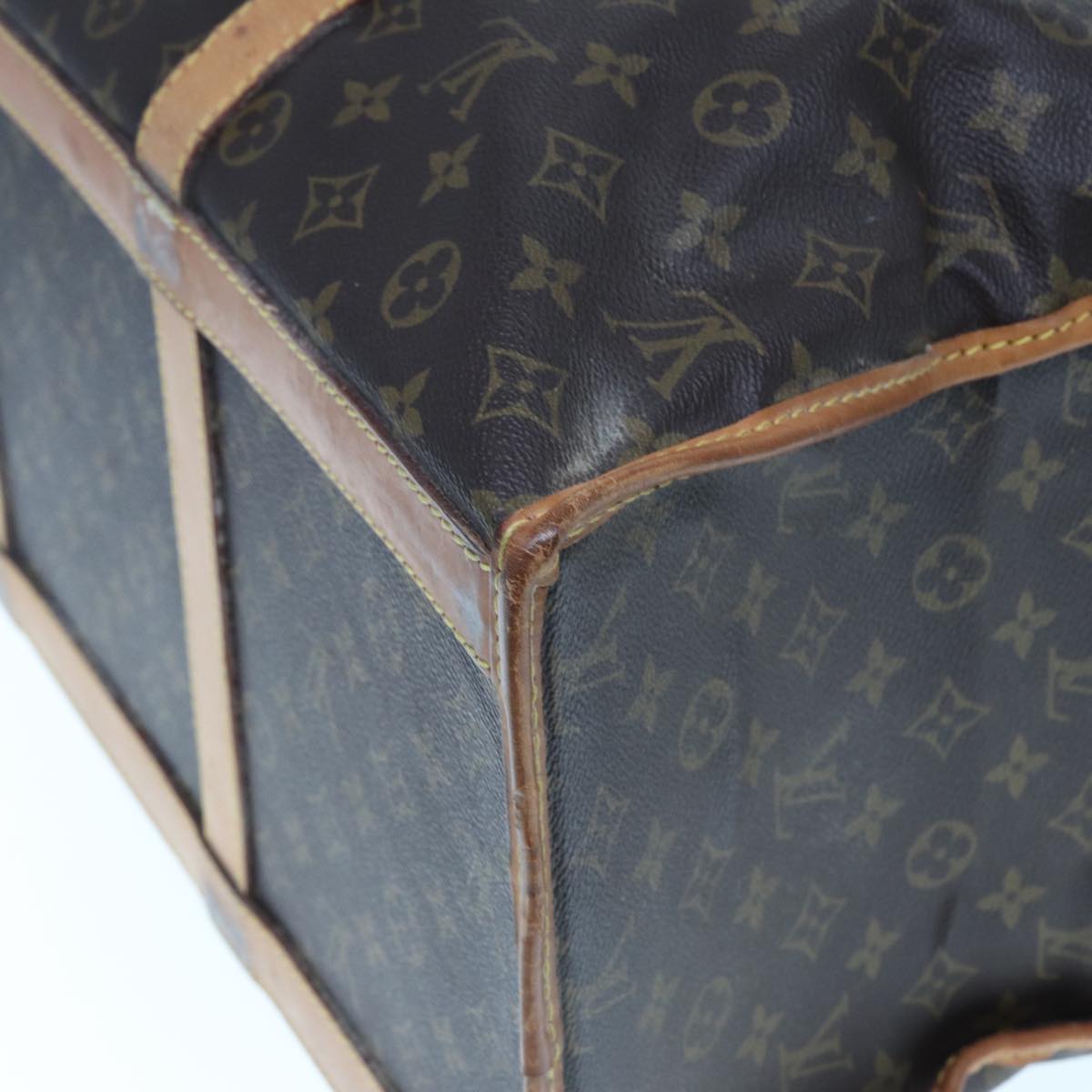 LOUIS VUITTON Monogram Sackshan 55 Pet Carry M42021 LV Auth bs14140