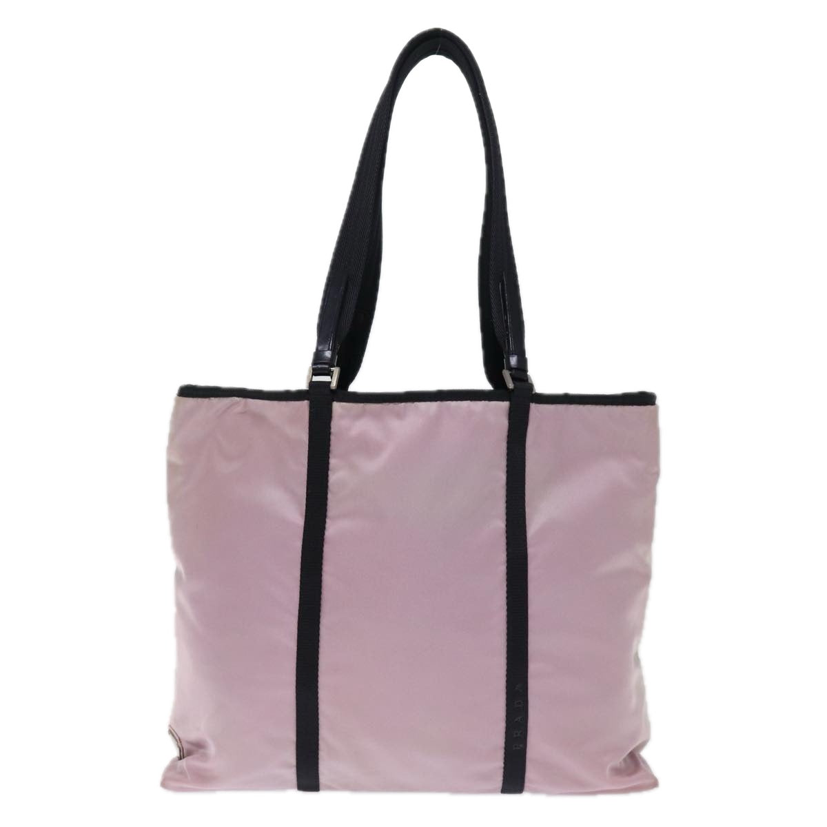 PRADA Tote Bag Nylon Pink Auth bs14170