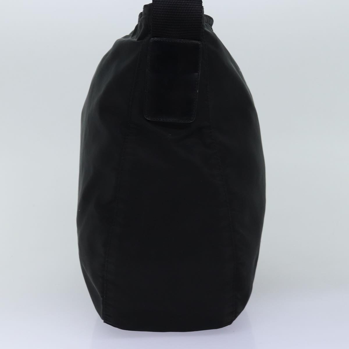 PRADA Shoulder Bag Nylon Black Auth bs14172