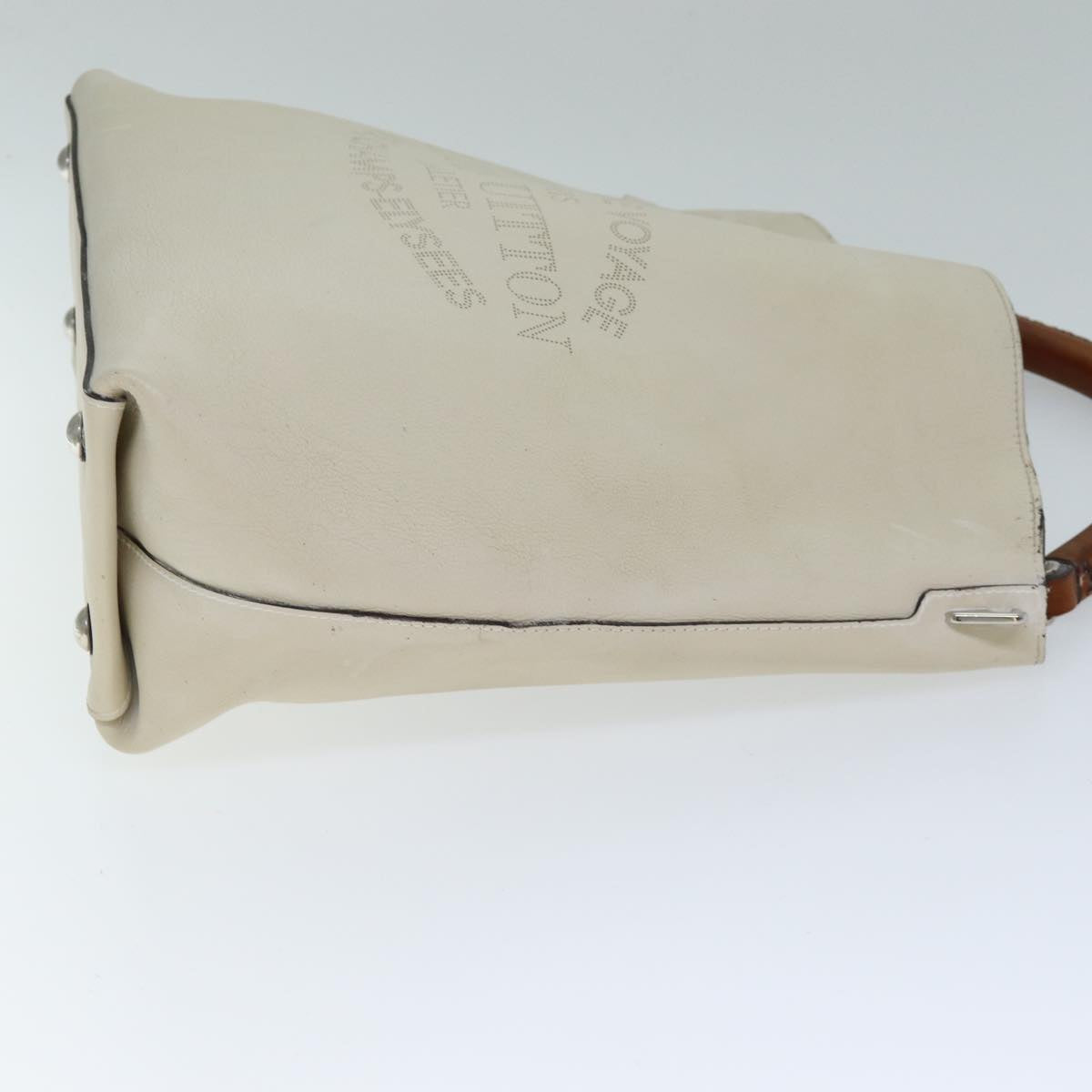 LOUIS VUITTON Parnasea Bagatelle Shoulder Bag White M94351 LV Auth bs14175