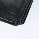 BALENCIAGA Navy Pochette Shoulder Bag Leather Black 339937 Auth bs14200-16