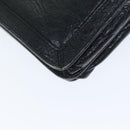 BALENCIAGA Navy Pochette Shoulder Bag Leather Black 339937 Auth bs14200-17