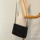 BALENCIAGA Navy Pochette Shoulder Bag Leather Black 339937 Auth bs14200-22