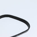 BALENCIAGA Navy Pochette Shoulder Bag Leather Black 339937 Auth bs14200-8