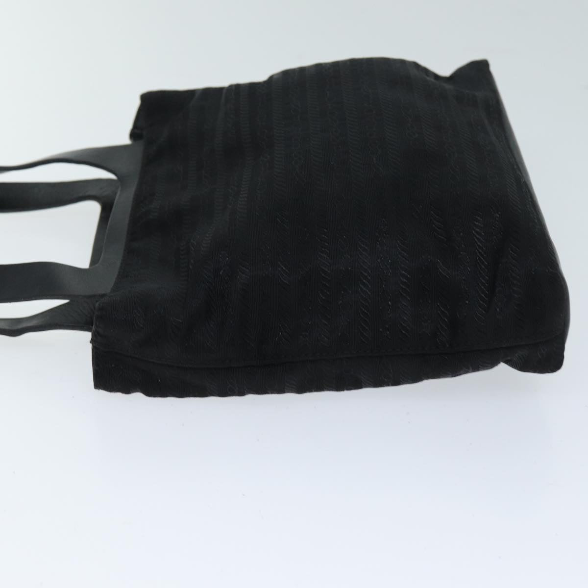 PRADA Hand Bag Nylon Black Auth bs14222