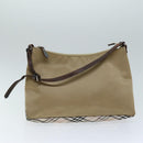 BURBERRY Black label Tote Bag Nylon Canvas 2Set Beige Brown Auth bs14274-13