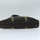 BURBERRY Black label Tote Bag Nylon Canvas 2Set Beige Brown Auth bs14274-8