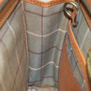 Burberrys Clutch Bag Leather Brown Auth bs14286-20