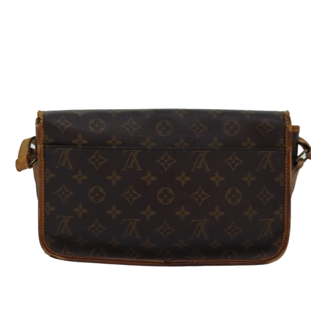 LOUIS VUITTON Monogram Gibeciere MM Shoulder Bag M42247 LV Auth bs14301 - 0