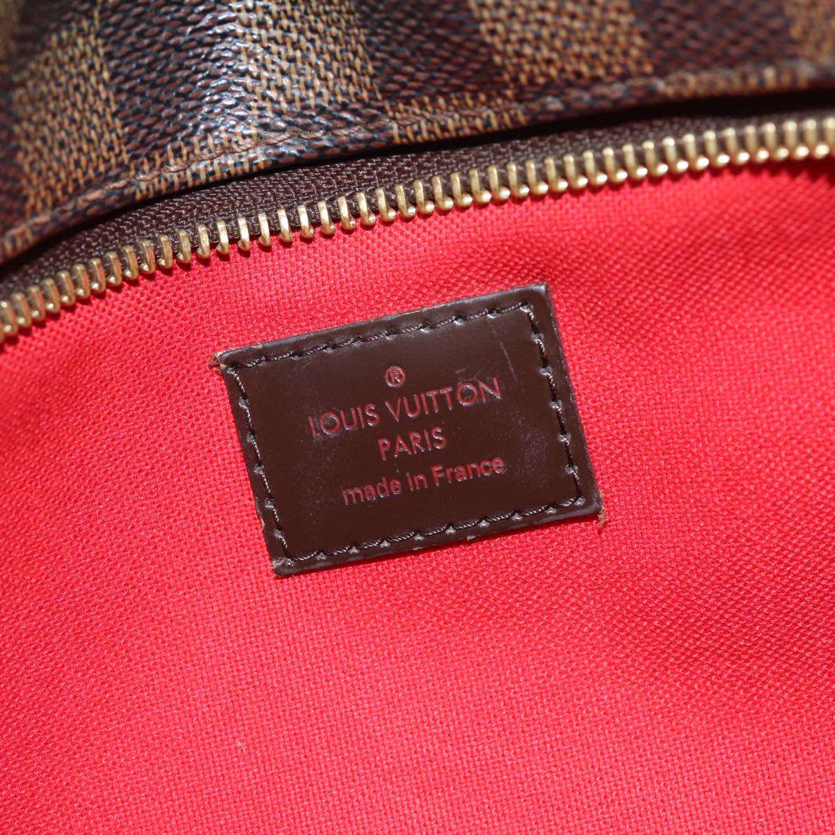 LOUIS VUITTON Damier Ebene Bloomsbury GM Shoulder Bag N42250 LV Auth bs14307