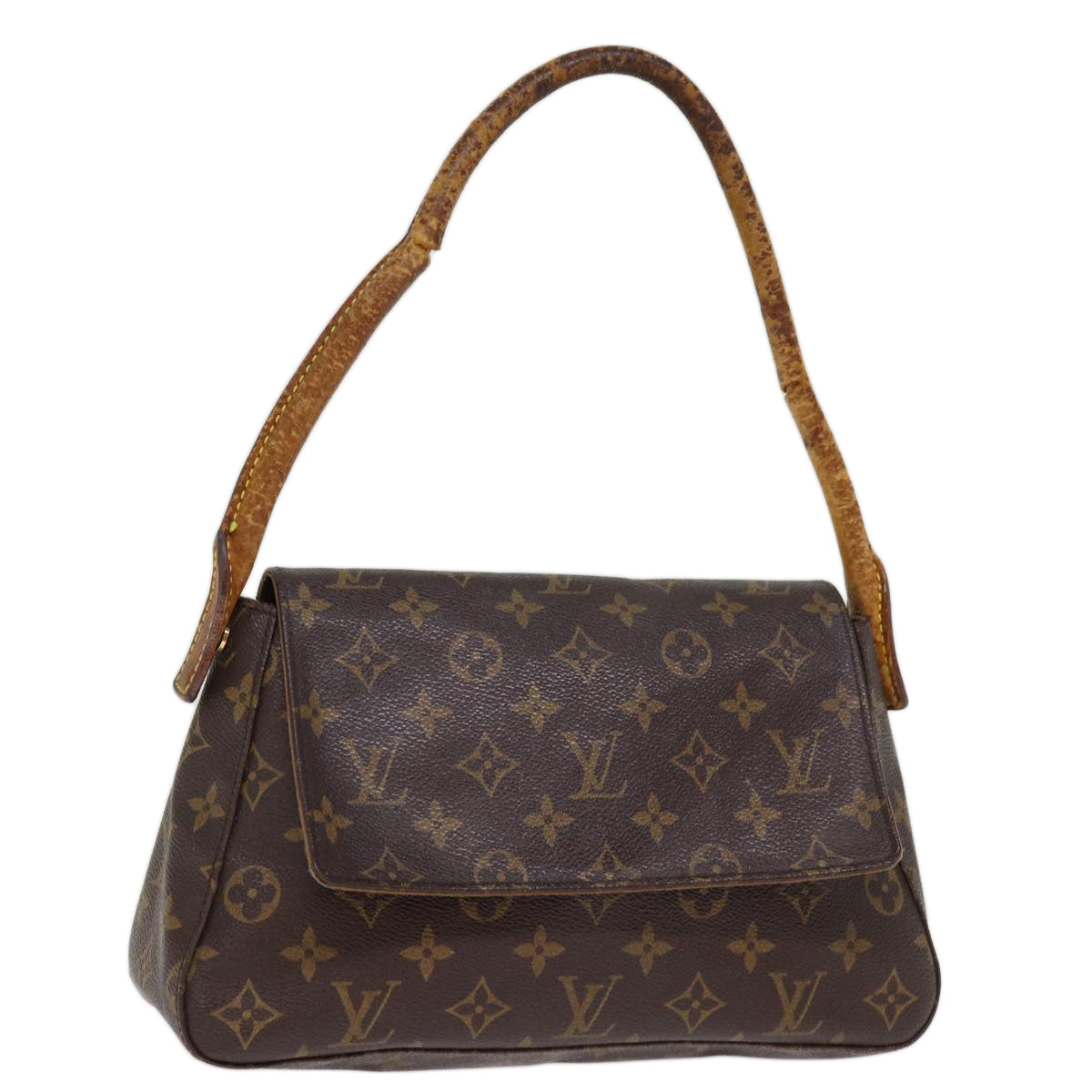 LOUIS VUITTON Monogram Mini Looping Shoulder Bag M51147 LV Auth bs14355