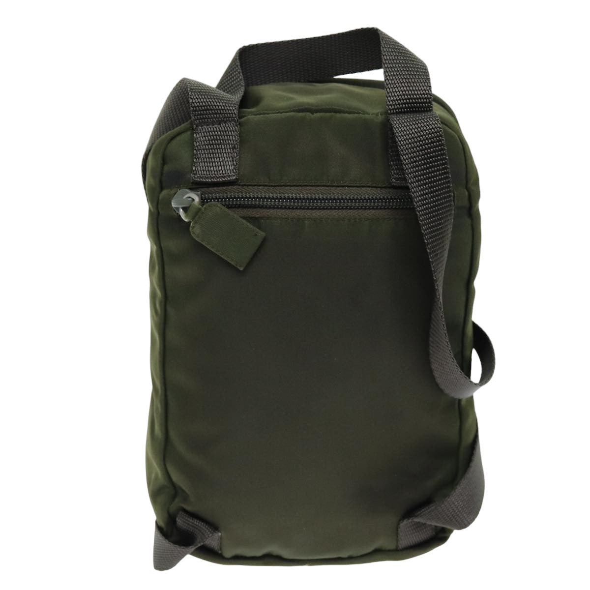 PRADA Backpack Nylon Khaki Auth bs14397 - 0