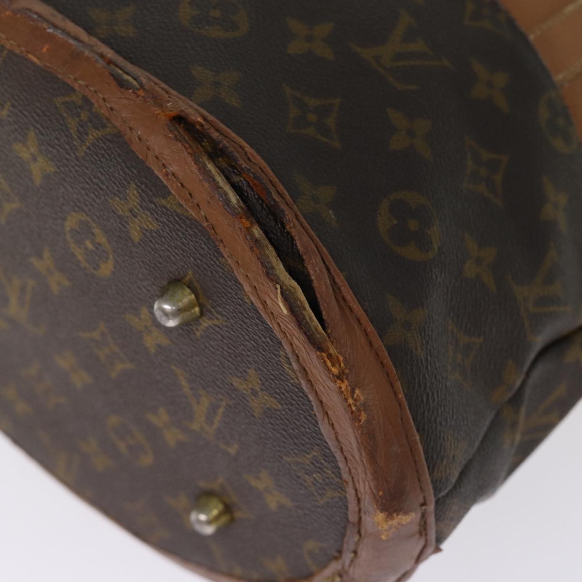 LOUIS VUITTON Monogram Bucket GM Shoulder Bag M42236 LV Auth bs14410