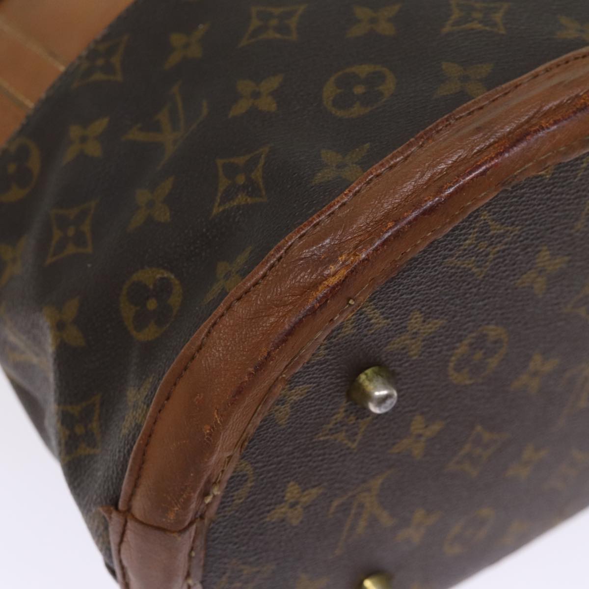 LOUIS VUITTON Monogram Bucket GM Shoulder Bag M42236 LV Auth bs14410