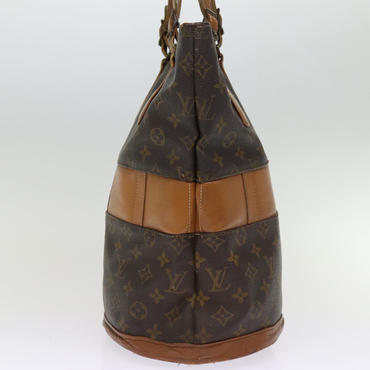 LOUIS VUITTON Monogram Bucket GM Shoulder Bag M42236 LV Auth bs14410