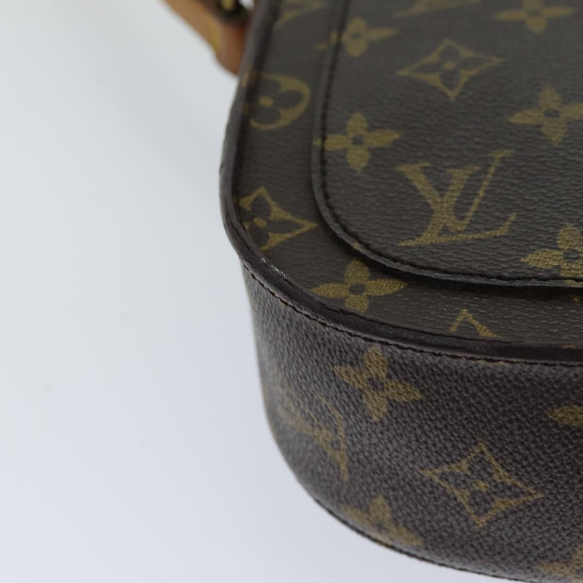 LOUIS VUITTON Monogram Saint Cloud GM Shoulder Bag M51242 LV Auth bs14415