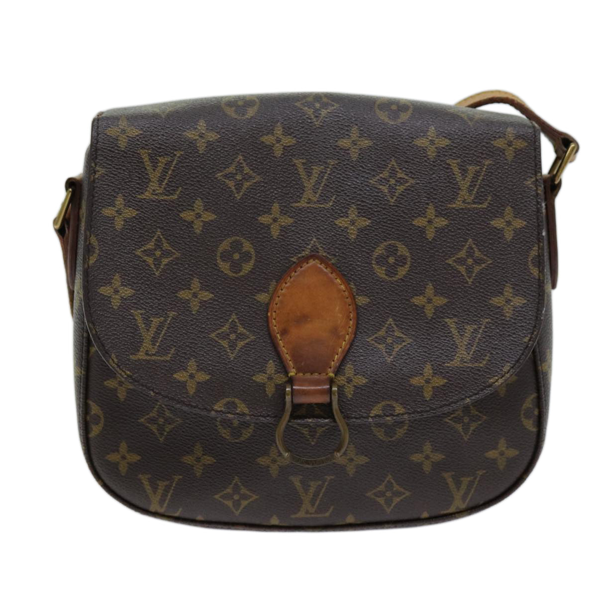 LOUIS VUITTON Monogram Saint Cloud GM Shoulder Bag M51242 LV Auth bs14415