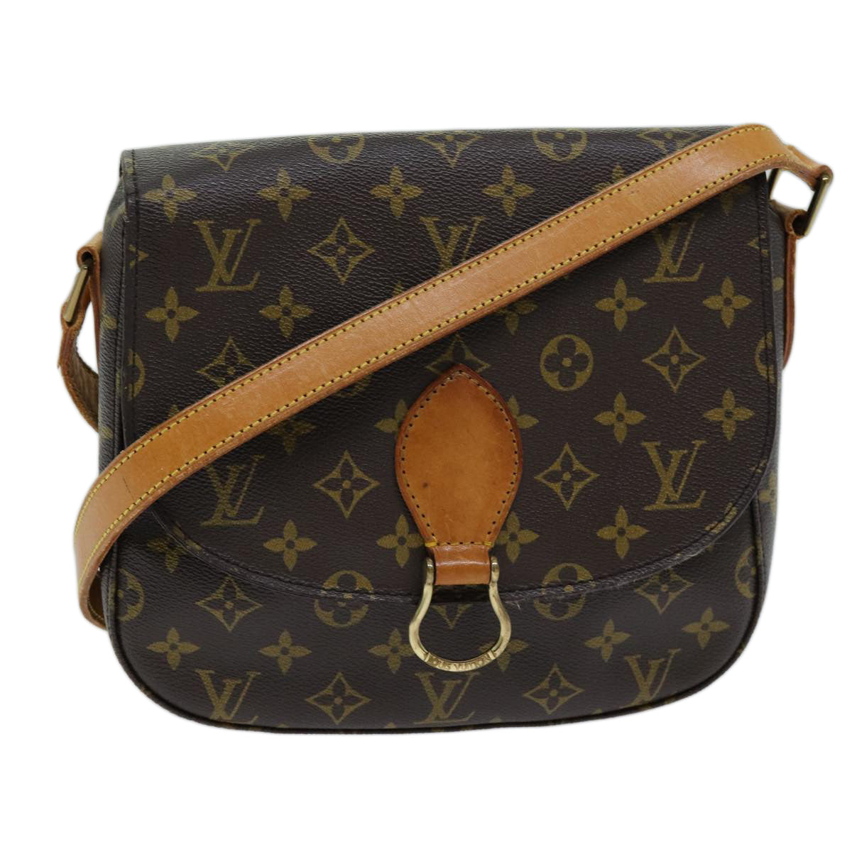 LOUIS VUITTON Monogram Saint Cloud GM Shoulder Bag M51242 LV Auth bs14416