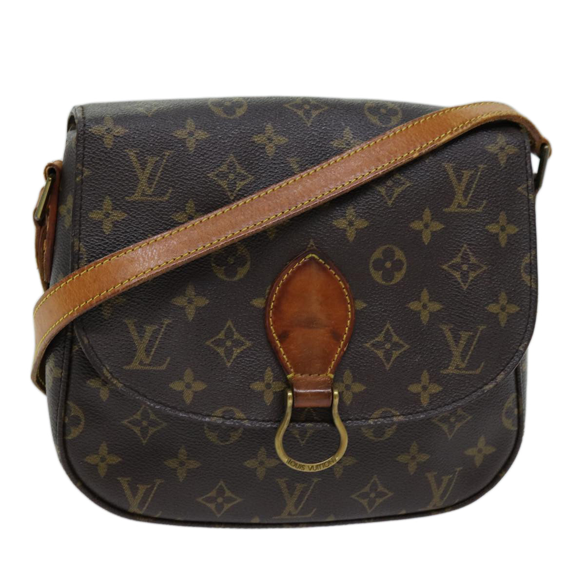 LOUIS VUITTON Monogram Saint Cloud GM Shoulder Bag M51242 LV Auth bs14417