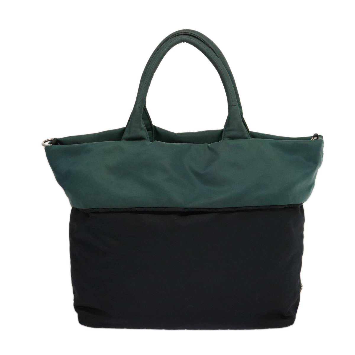 PRADA Tote Bag Nylon 2way Green Auth bs14422