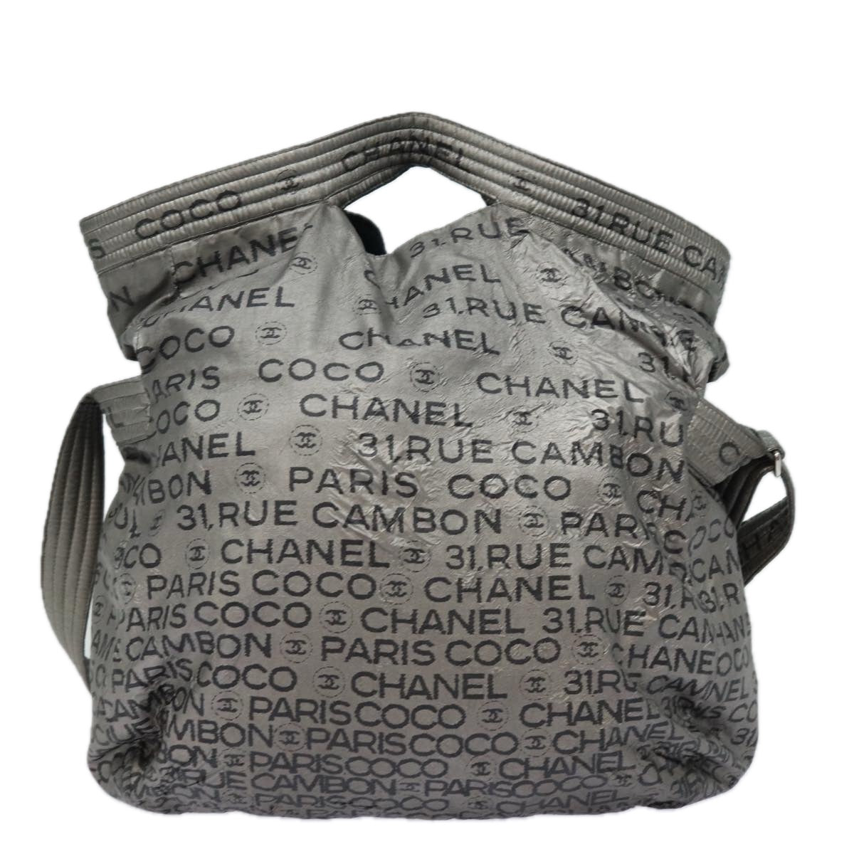 CHANEL Unlimited Hand Bag Silver bs14425 CC Auth bs14425 - 0