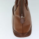 Burberrys Hand Bag Leather Brown Auth bs14434-4