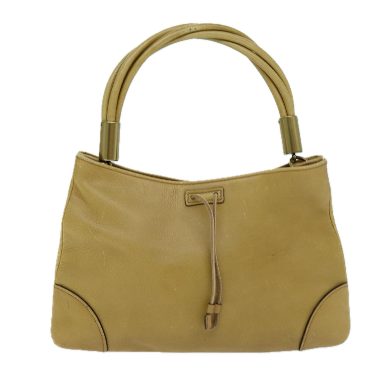 GUCCI Shoulder Bag Leather outlet Beige 109147 Auth bs14439 - 0