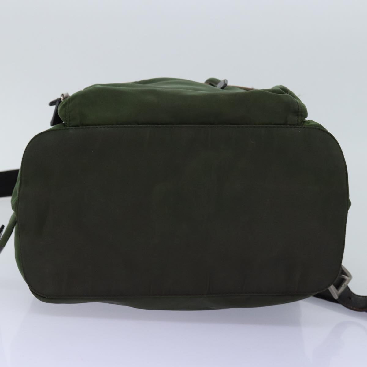 PRADA Backpack Nylon Khaki Auth bs14448