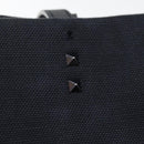 VALENTINO Tote Bag Canvas Black Auth bs14456-10