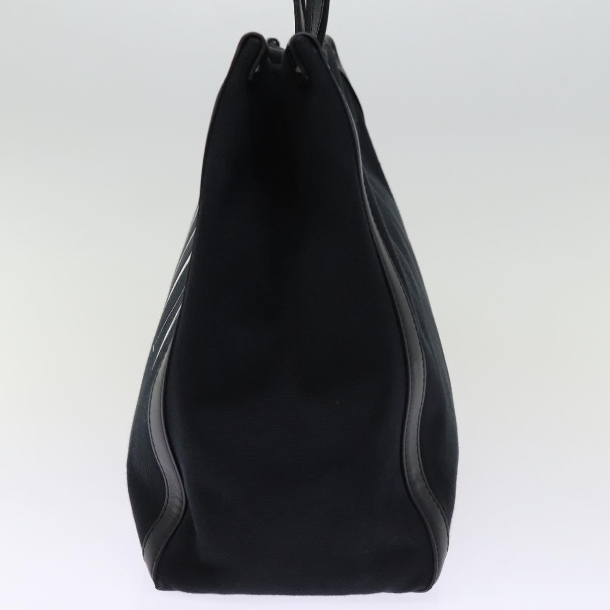 VALENTINO Tote Bag Canvas Black Auth bs14456