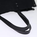 VALENTINO Tote Bag Canvas Black Auth bs14456-7