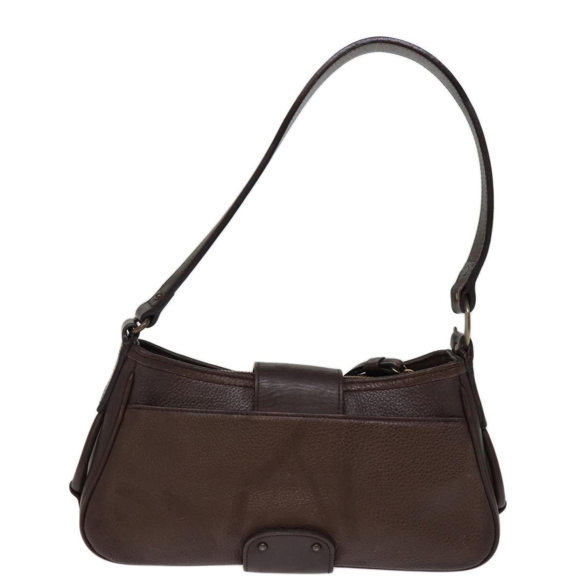 Chloe Shoulder Bag Leather Brown Auth bs14462 - 0