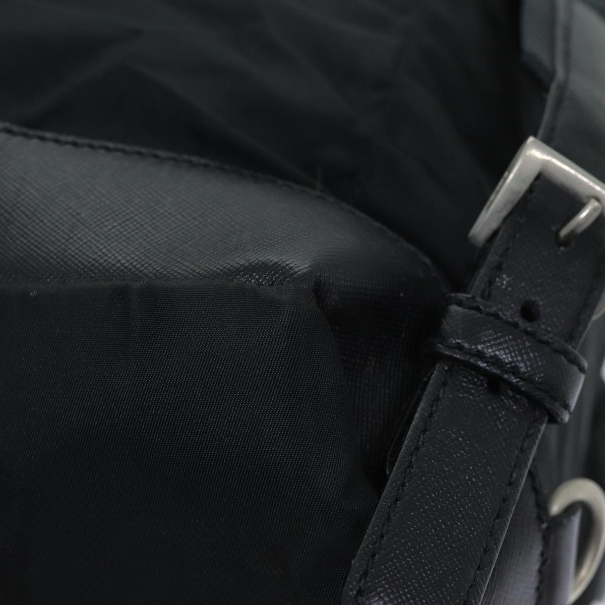 PRADA Backpack Nylon Black Auth bs14466