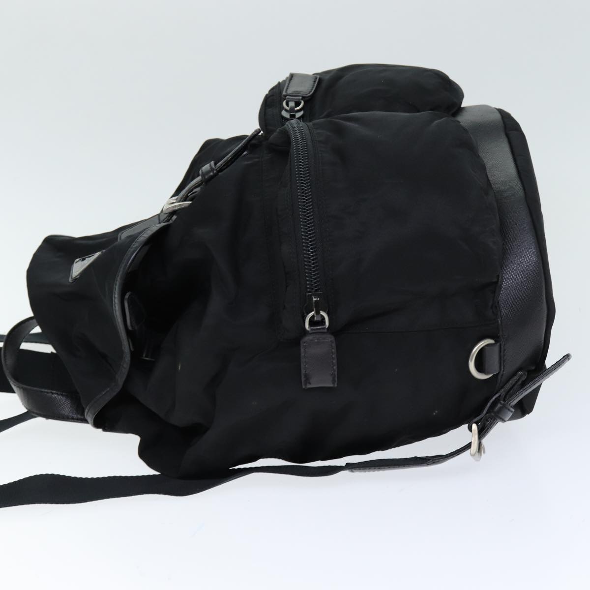 PRADA Backpack Nylon Black Auth bs14466
