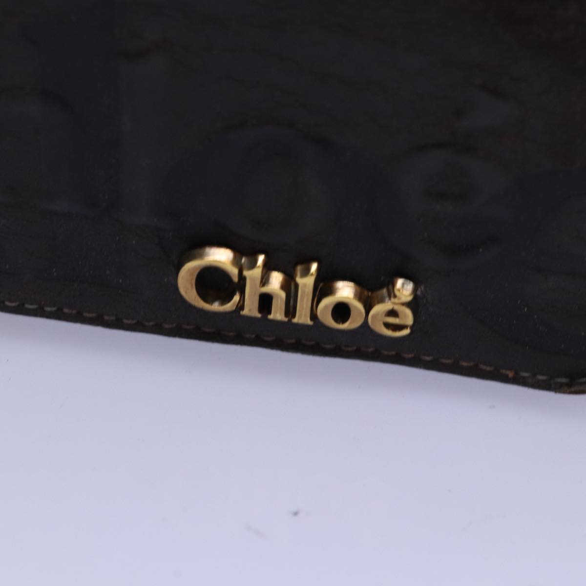 Chloe Shoulder Bag Leather Brown Auth bs14493